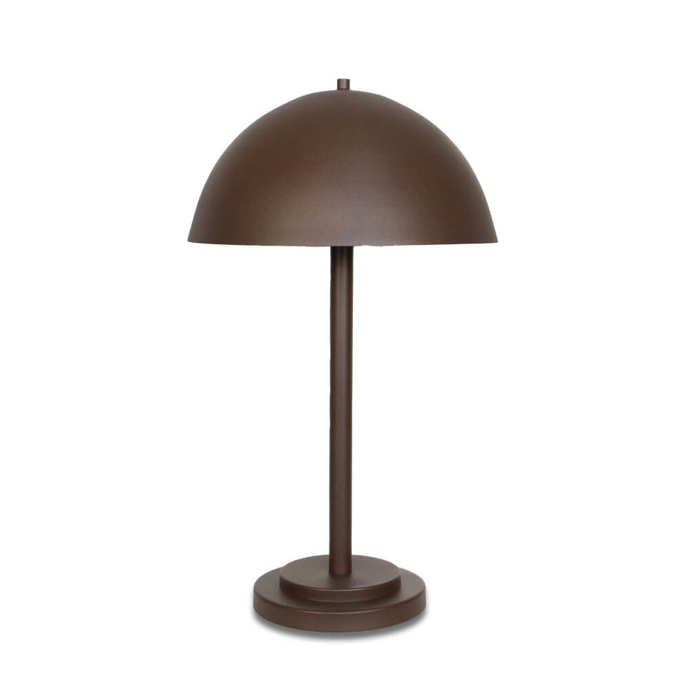 Luminária de Mesa Abajur Komaco Marrom Cortem