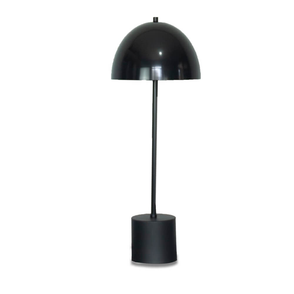 Luminária de Mesa Abajur Komaco Slim Preto