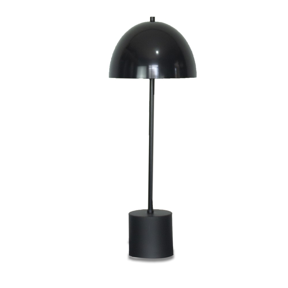 Luminária de Mesa Abajur Komaco Slim Preto