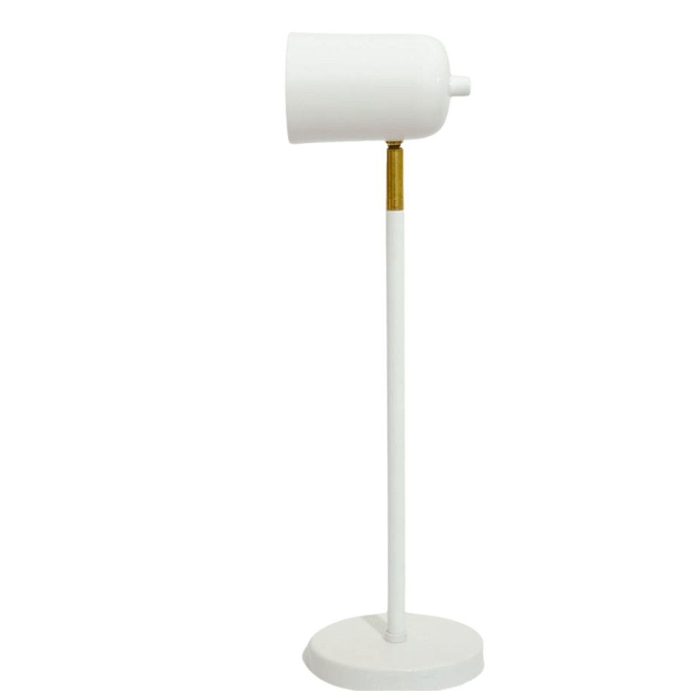 Luminária de Mesa Abajur Sandra Branca