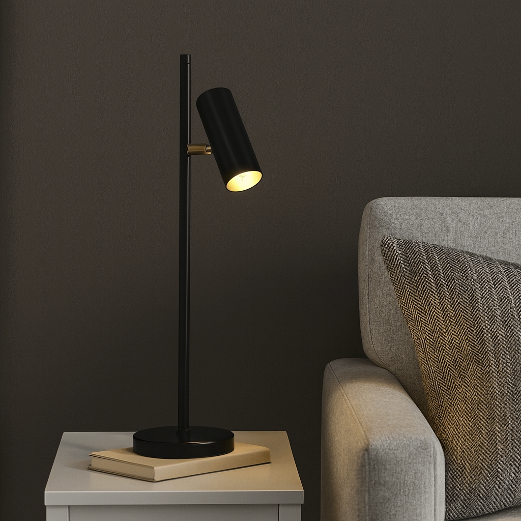 Luminária de Mesa Abajur Sofhie Preto