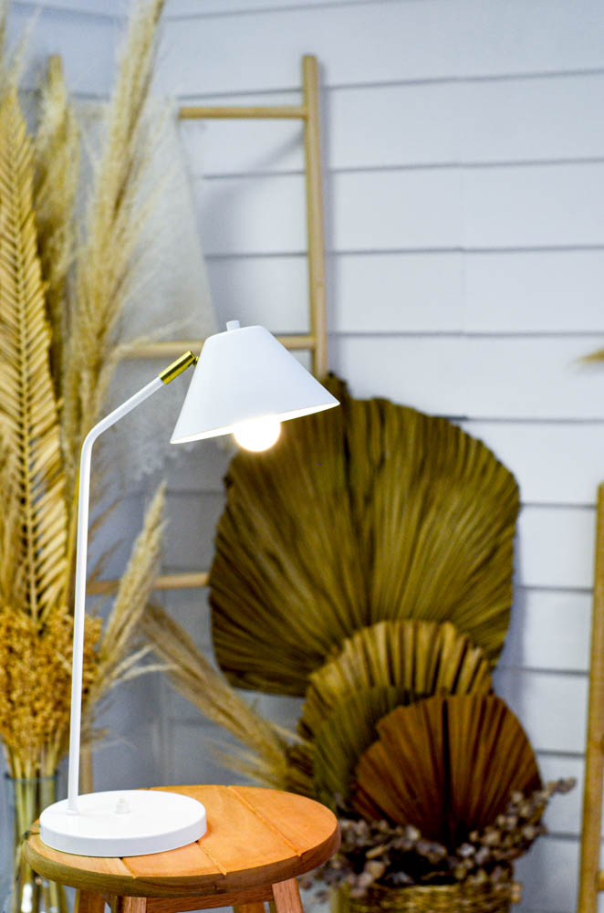 Luminária de Mesa Abajur Tarsila Branco