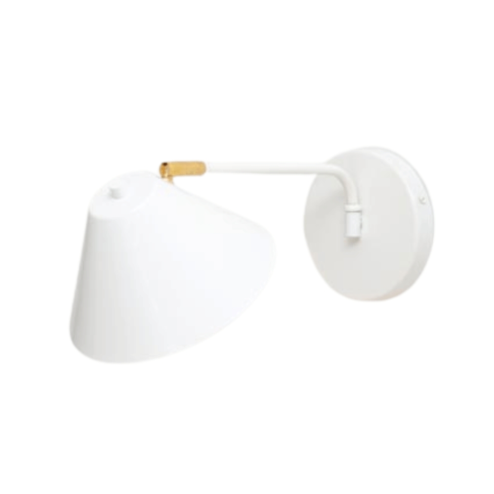 Luminária de Parede Arandela Articulada Bak Branco