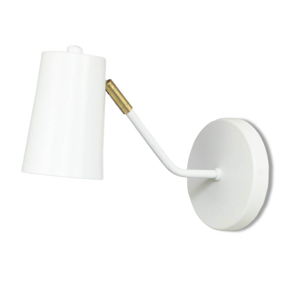 Luminária de Parede Arandela Articulada Clara Branco