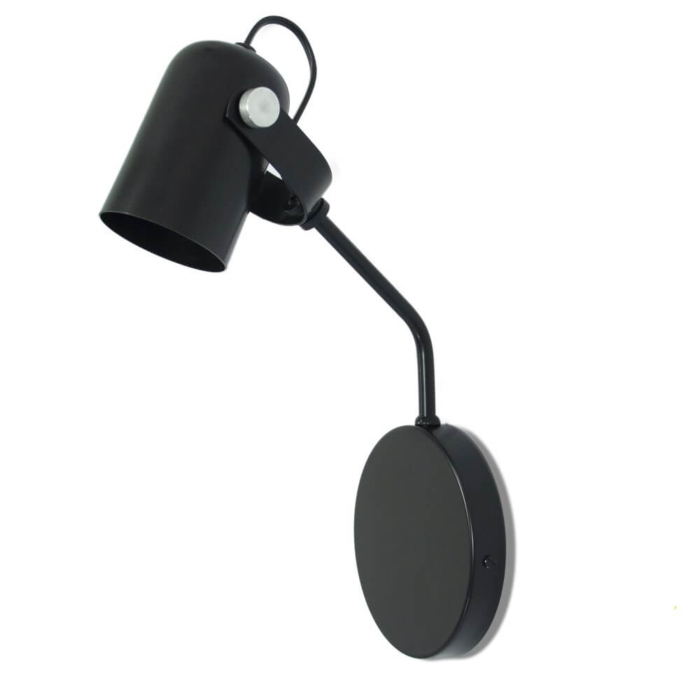 Luminária de Parede Arandela Articulada Nelle Preto