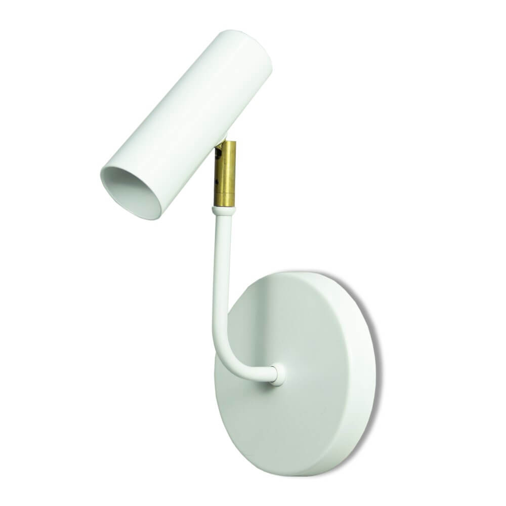 Luminária de Parede Arandela Articulada Sofhie em L Branco