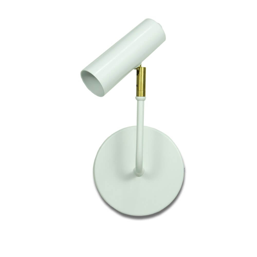Luminária de Parede Arandela Articulada Sofhie em L Branco