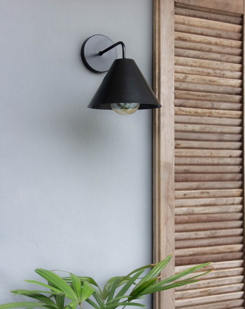 Luminária de Parede Arandela Fixa Tarsila Preto
