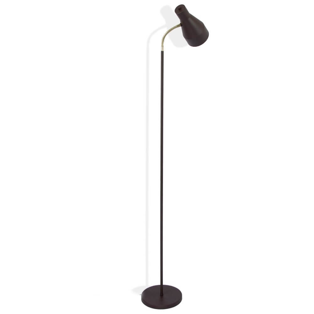 Luminária de Piso Chão Amélia Marrom Cortem