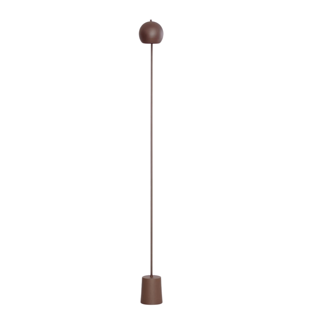 Luminária de Piso Chão Articulada Aniston Marrom Cortem