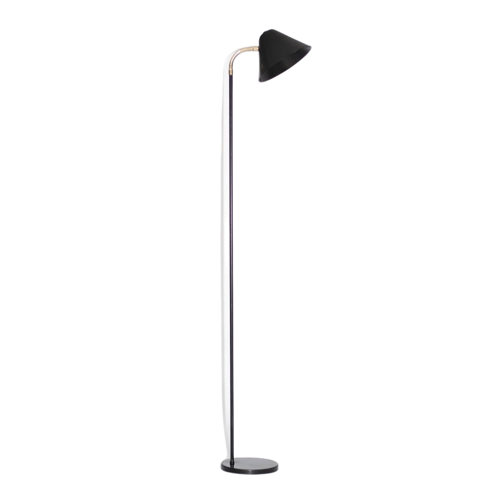 Luminária de Piso Chão Articulada Penelope Preto