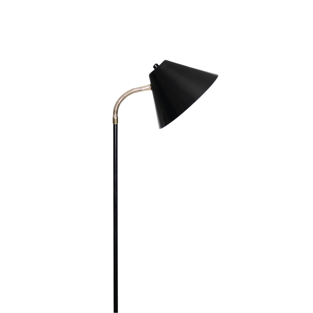 Luminária de Piso Chão Articulada Penelope Preto