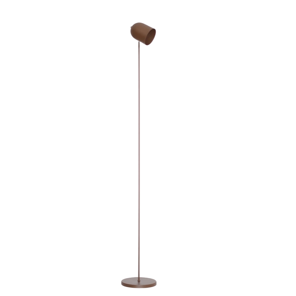 Luminária de Piso Chão Articulada Ralph Marrom Cortem