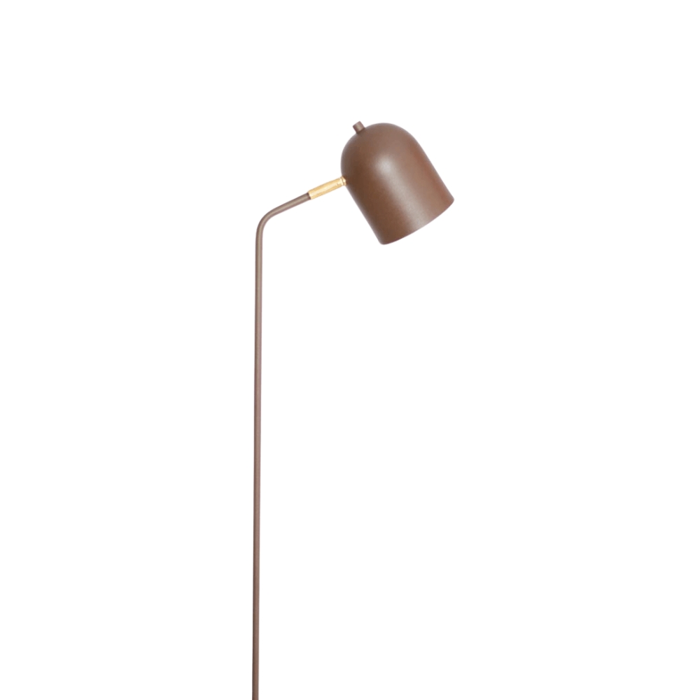 Luminária de Piso Chão Articulada Ralph Marrom Cortem