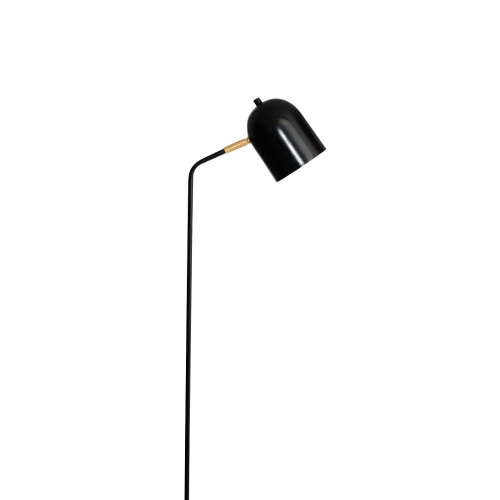 Luminária de Piso Chão Articulada Ralph Preto
