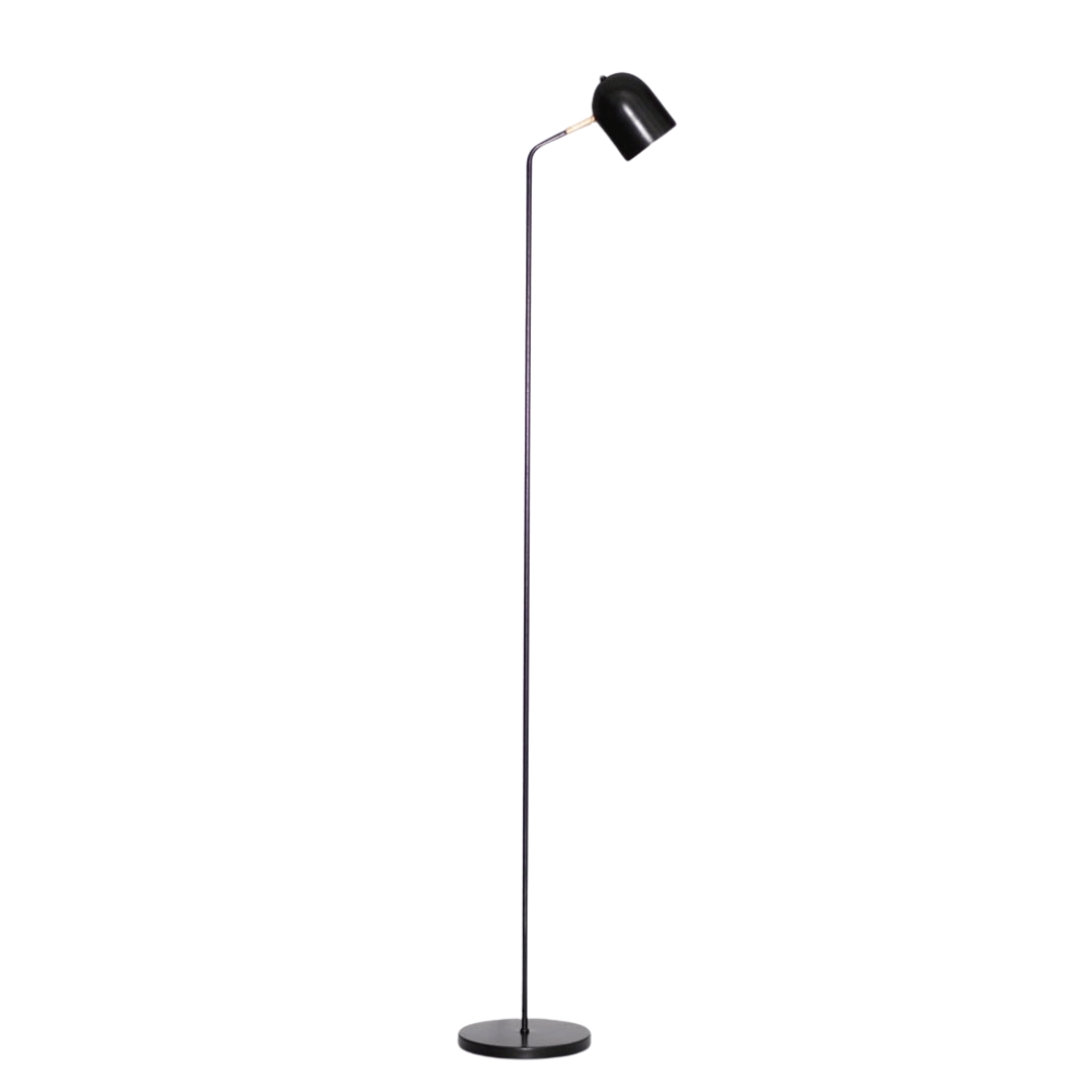 Luminária de Piso Chão Articulada Ralph Preto