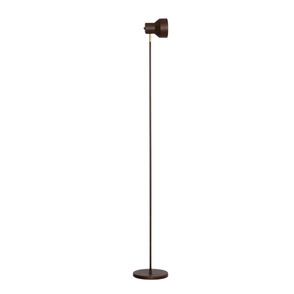 Luminária de Piso Chão Articulada Vivian Marrom Cortem