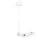 Luminária de Piso Chão Komaco Slim Branco
