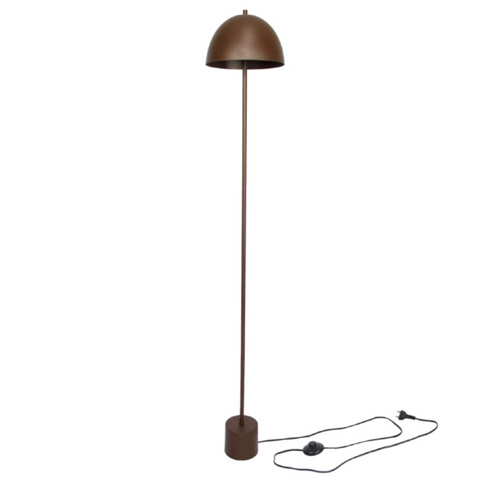 Luminária de Piso Chão Komaco Slim Marrom Cortem