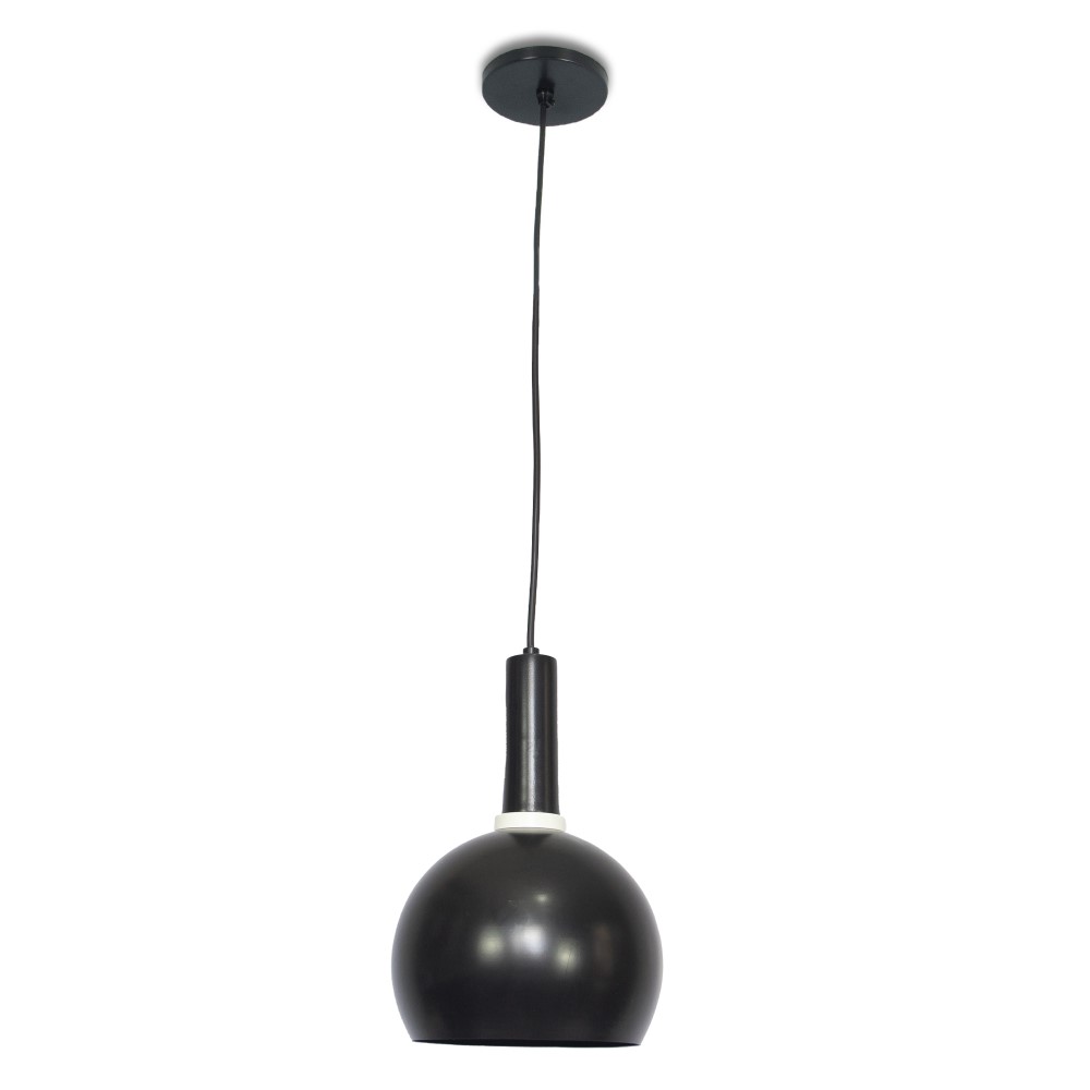 Luminária de Teto Pendente Nísia Esfera 20 Preto