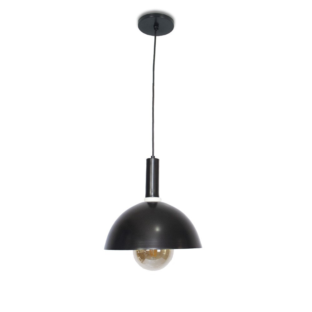 Luminária de Teto Pendente Nísia Esfera 30 Preta