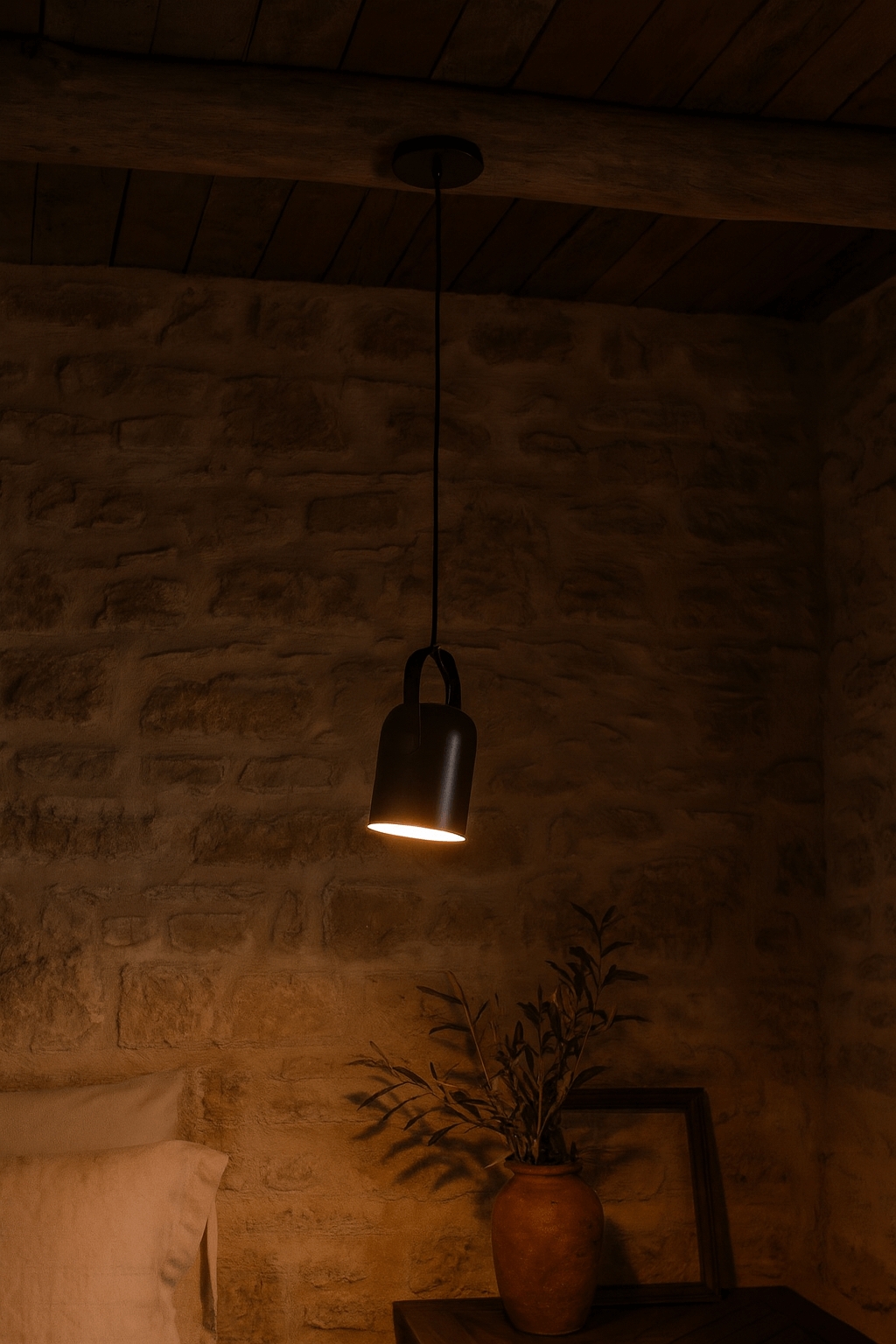 Luminária de Teto Pendente Nelle Preto