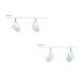 Trilho de Teto com 2 Spots Becker Branco 50cm