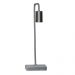 Abajur - Luminária de Mesa estilo retrô - Ideal para quarto mesa de cabeceira, escritório, home office - Alumínio Escovado