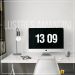 Abajur - Luminária de Mesa estilo retrô - Ideal para quarto mesa de cabeceira, escritório, home office - Alumínio Escovado