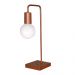 Abajur - Luminária de Mesa estilo retrô - Ideal para quarto mesa de cabeceira, escritório, home office - Cobre