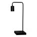Abajur - Luminária de Mesa estilo retrô - Ideal para quarto mesa de cabeceira, escritório, home office - Preto