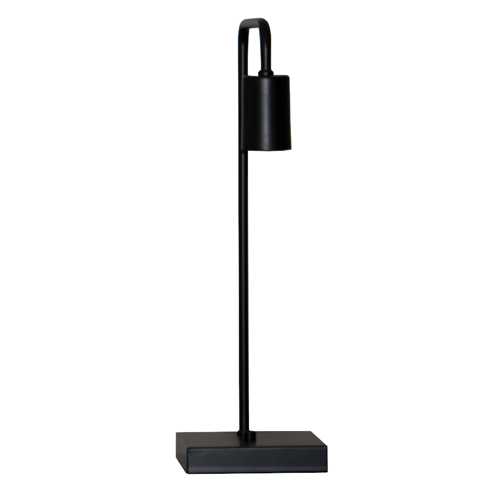 Abajur - Luminária de Mesa estilo retrô - Ideal para quarto mesa de cabeceira, escritório, home office - Preto