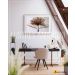 Abajur - Luminária de Mesa estilo retrô - Ideal para quarto mesa de cabeceira, escritório, home office - Preto com Cobre