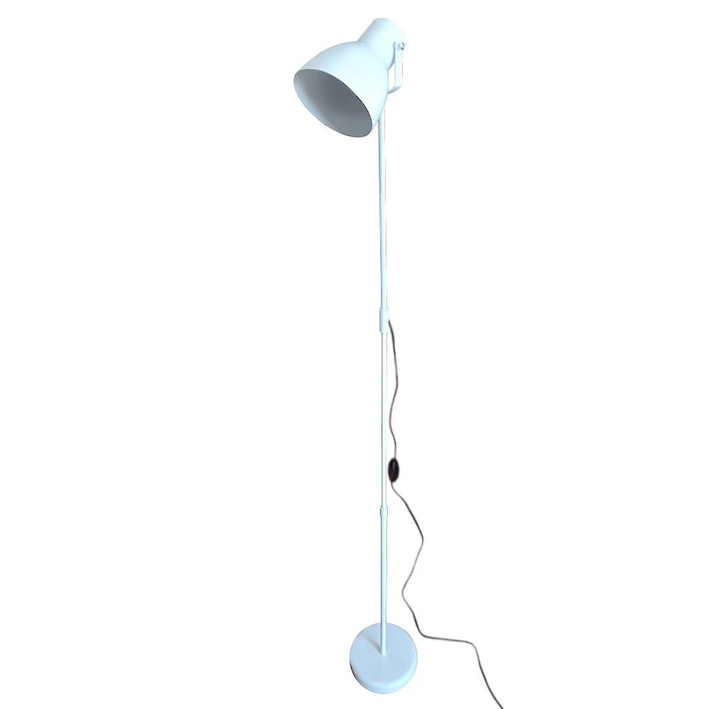 Coluna De Luz - Luminária De Chão Articulada Gira 360 Graus -  Cor Branco