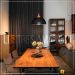 Lustre Luminária Pendente Modelo Meia Bola Na Cor Preto Cobre - Ideal Para Mesa De Jantar, Mesa De Bilhar, Sala, Quarto