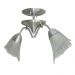 Lustre Luminária de Teto com 02 hastes e 02 vidros Modelo Tulipa - Para 02 lâmpadas Padrão E27 Bivolt 110v / 220v