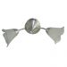 Lustre Luminária de Teto com 02 hastes e 02 vidros Modelo Tulipa - Para 02 lâmpadas Padrão E27 Bivolt 110v / 220v