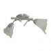Lustre Luminária no trilho de teto com 02 hastes com 02 vidros Tulipa - Para 02 lâmpadas Padrão E27 Bivolt 110v / 220v