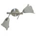 Lustre Luminária no trilho de teto com 02 hastes com 02 vidros Tulipa - Para 02 lâmpadas Padrão E27 Bivolt 110v / 220v