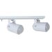 Trilho de 95cm com 05 Spots para 05 lâmpadas padrão E27 - Ideal para Sala, Quarto, Cozinha, Comércio - Bivolt 110v/220v - Branco