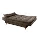 Sofá-Cama Casal 3 Lugares Dinorá Suede Capuccino