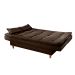 Sofá-Cama Casal 3 Lugares Dinorá Suede Marrom