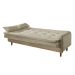 Sofá-Cama Casal 3 Lugares Tokio Suede Bege