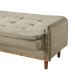 Sofá-Cama Casal 3 Lugares Tokio Suede Bege