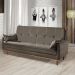 Sofá-Cama Casal 3 Lugares Tokio Suede Capuccino