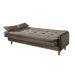 Sofá-Cama Casal 3 Lugares Tokio Suede Capuccino