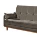 Sofá-Cama Casal 3 Lugares Tokio Suede Capuccino