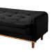 Sofá-Cama Casal 3 Lugares Tokio Suede Preto