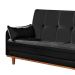 Sofá-Cama Casal 3 Lugares Tokio Suede Preto