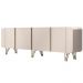 Aparador Buffet Bar Living Para Sala de Estar 04 Portas 220 cm Santiago B01 Off White - Lyam